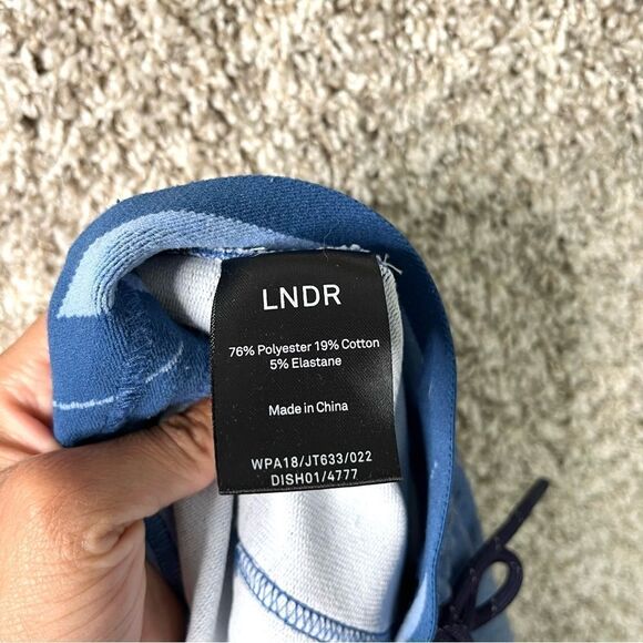 LNDR Sweatpants Women’s Medium 6-8 Blue Dander Track Pants - Picture 4 of 6